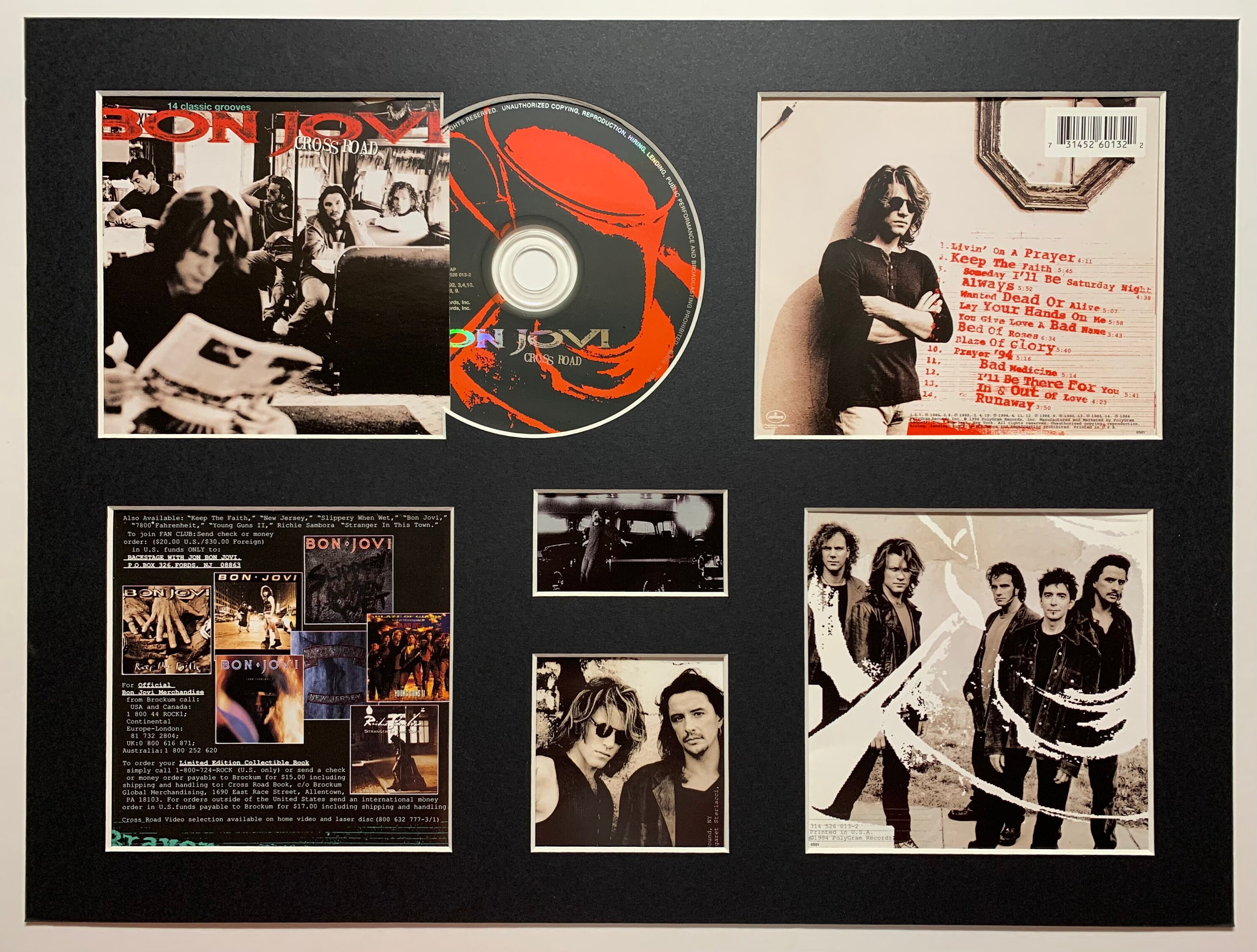 BON JOVI - Crossroad - Album Display Deluxe - Etsy
