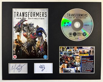 TRANSFORMERS - Age of Extinction - Mark Wahlberg - Nicola Peltz - DVD Movie Display