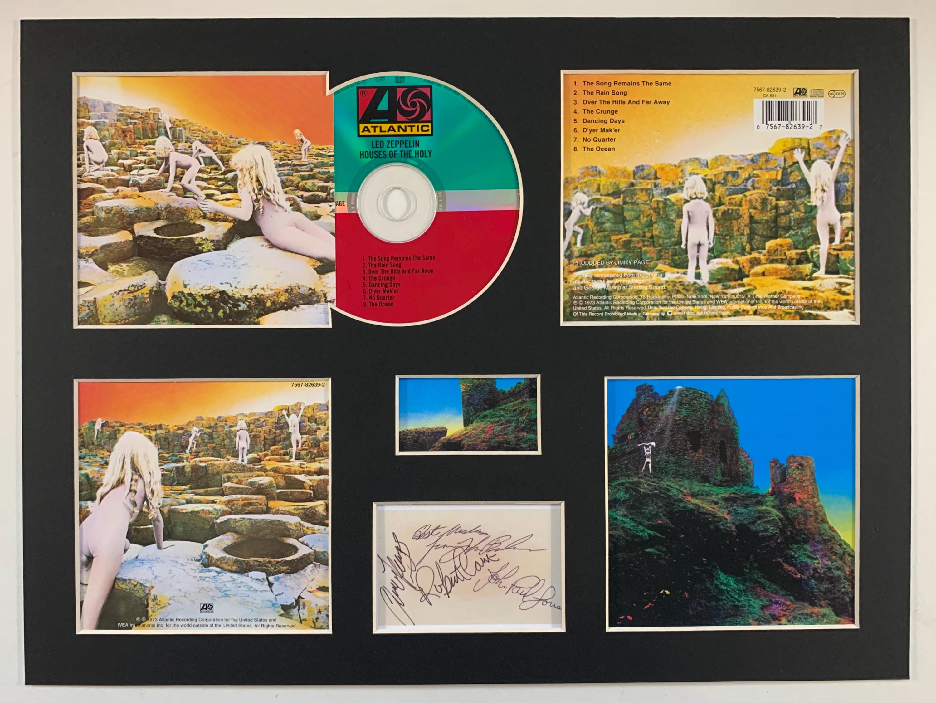 LED ZEPPELIN - Houses of the Holy - Album Display Deluxe - Etsy