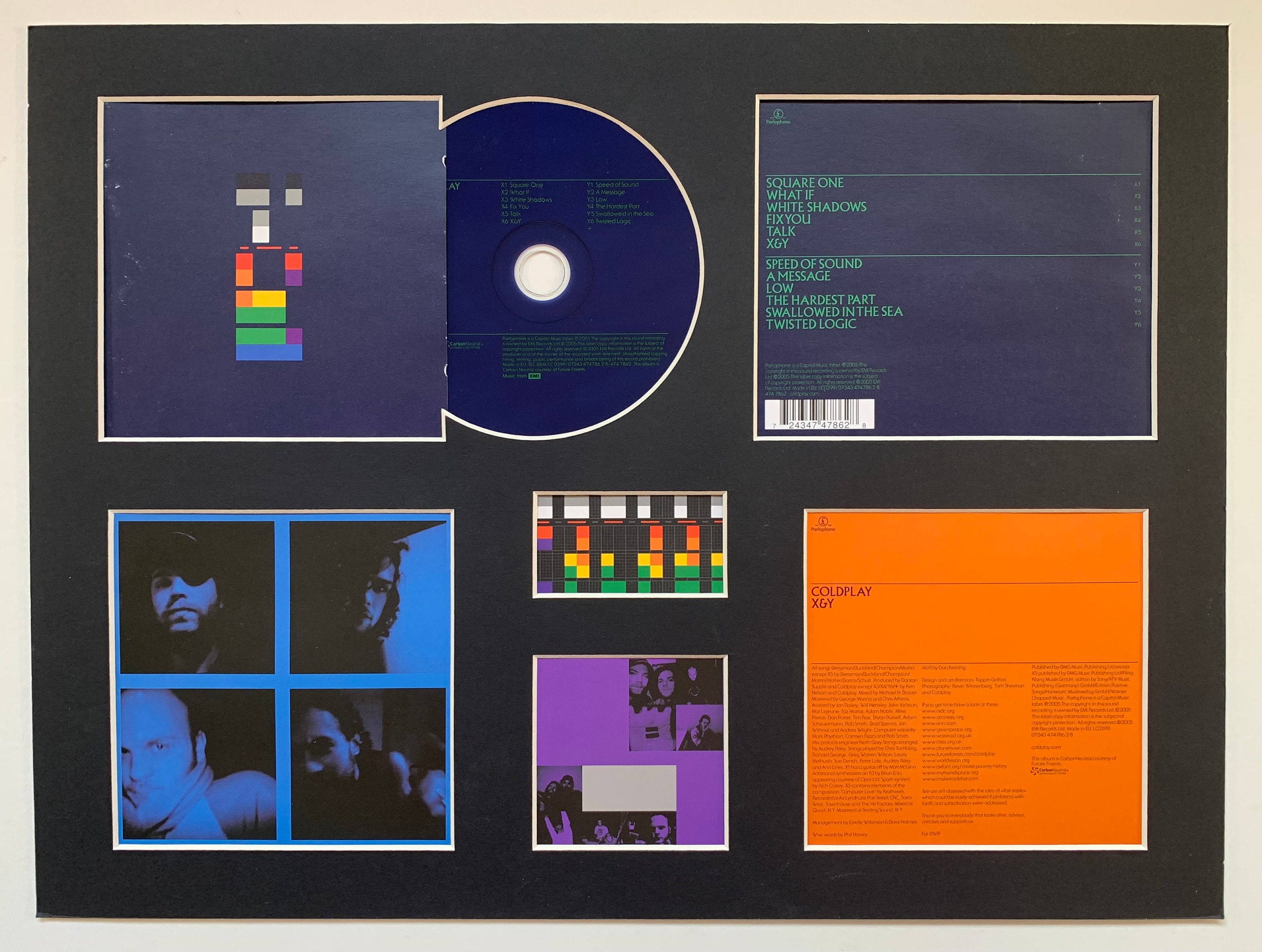COLDPLAY - X & Y - Album Display Deluxe - Etsy