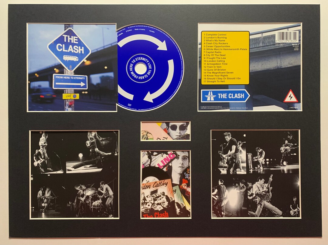 The Clash From Here To Eternity 2枚組レコード THE CLASH - From Here to Eternity - Album Display Deluxe - Etsy UK
