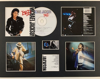 MICHAEL JACKSON - Bad - Album Display Deluxe - Etsy