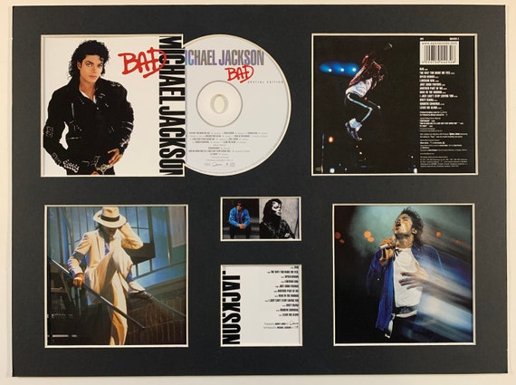 MICHAEL JACKSON - Bad - Album Display Deluxe - Etsy