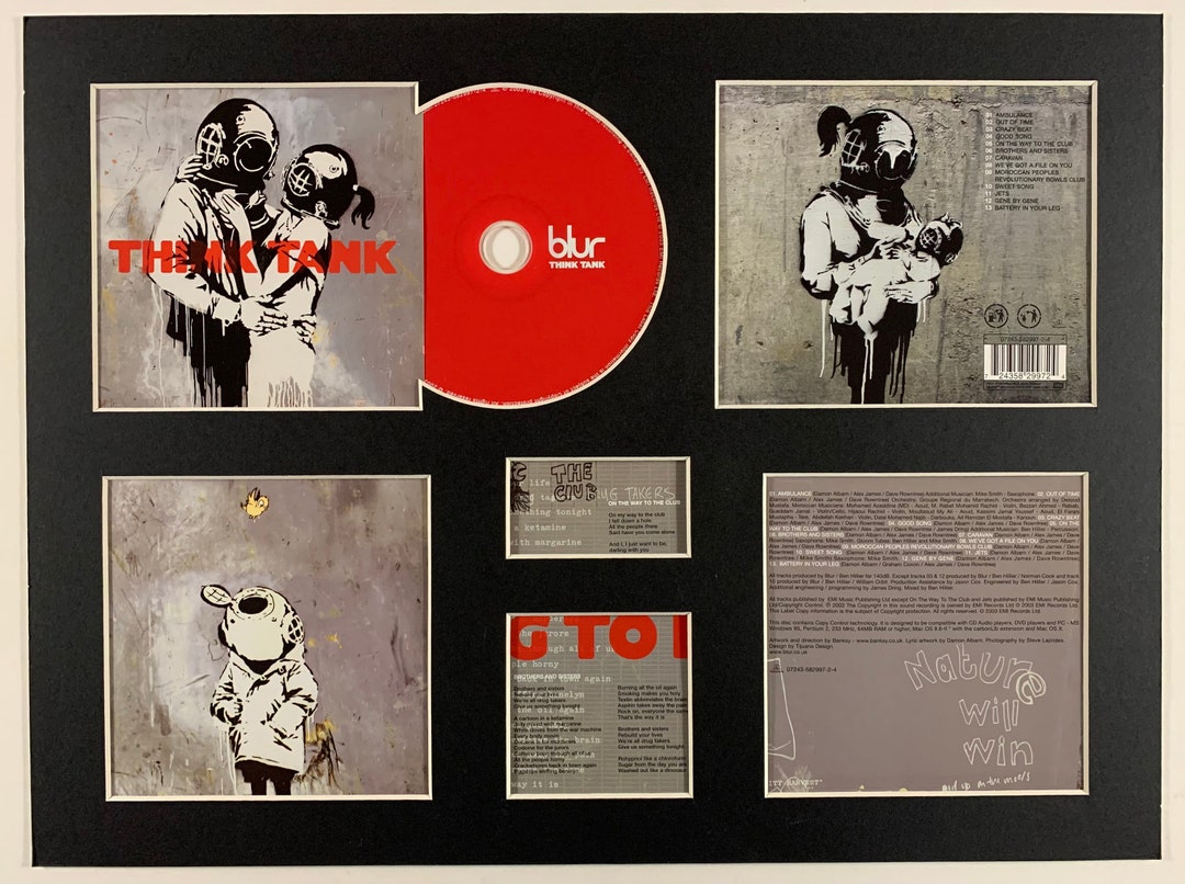 BLUR - Think Tank - Album Display Deluxe - Etsy