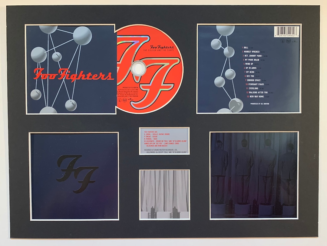 FOO FIGHTERS the Colour and the Shape Album Display Deluxe Etsy