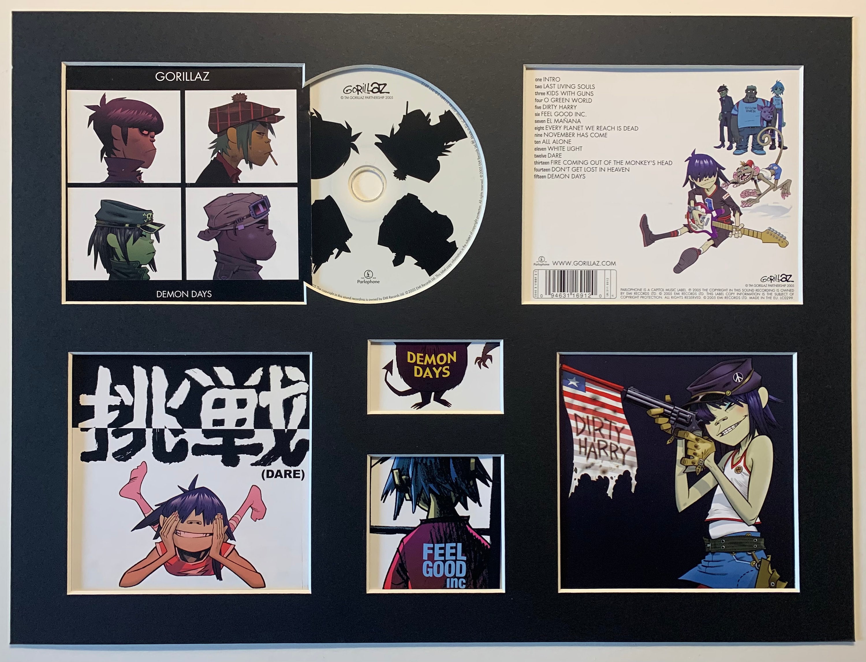 GORILLAZ - Demon Days - Album Display Deluxe - Etsy