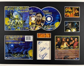 レア　Iron Maiden サイン入りCD アイアンメイデン 中古METAL/CD】アイアンメイデンのフィギュア付きCD BOXが各種入荷