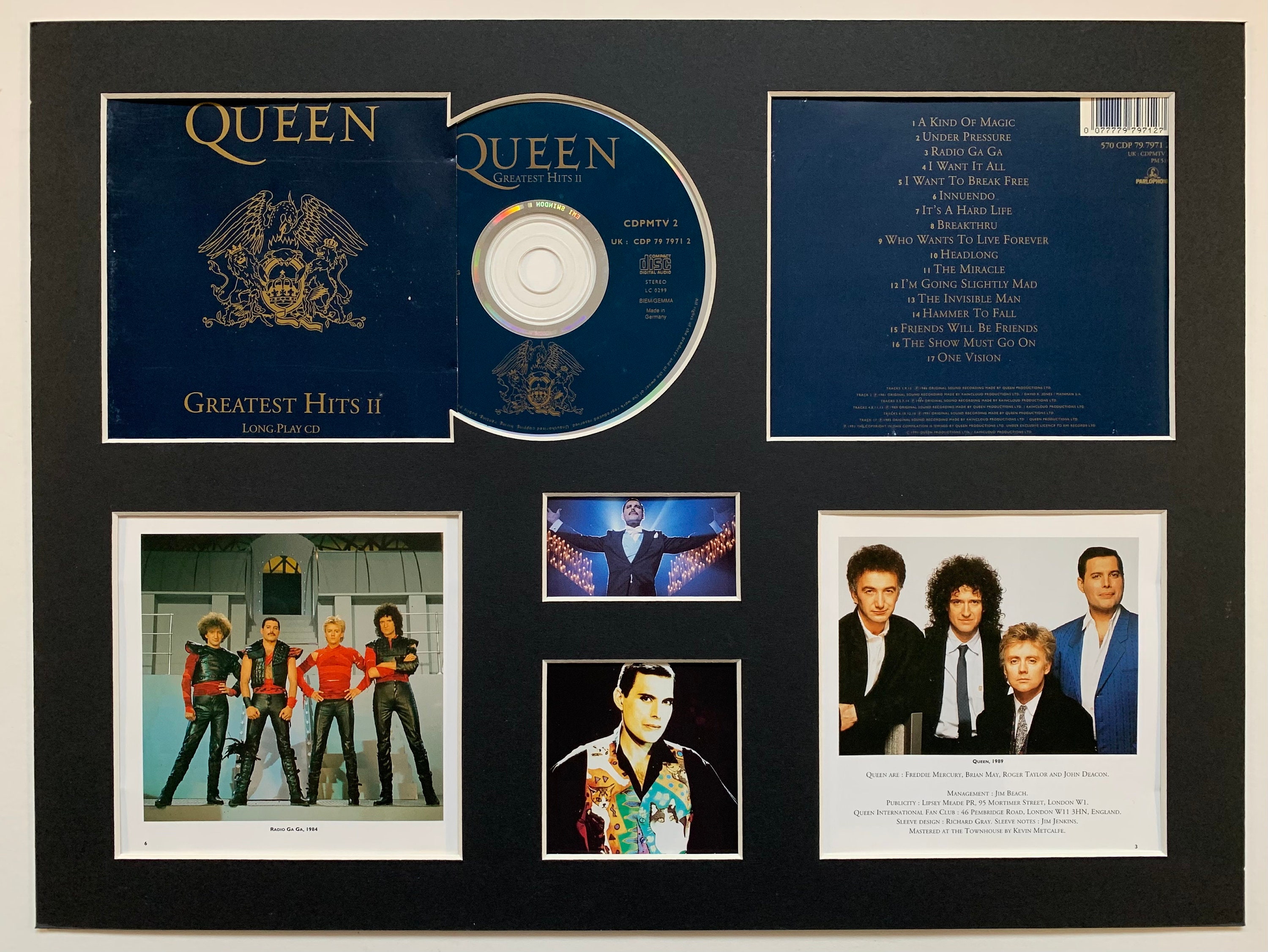 QUEEN - Greatest Hits II - Album Display Deluxe - Etsy