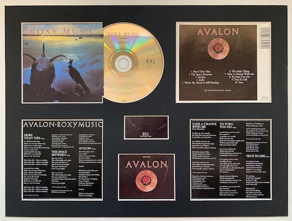 ROXY MUSIC - Avalon - Album Display Deluxe - Etsy