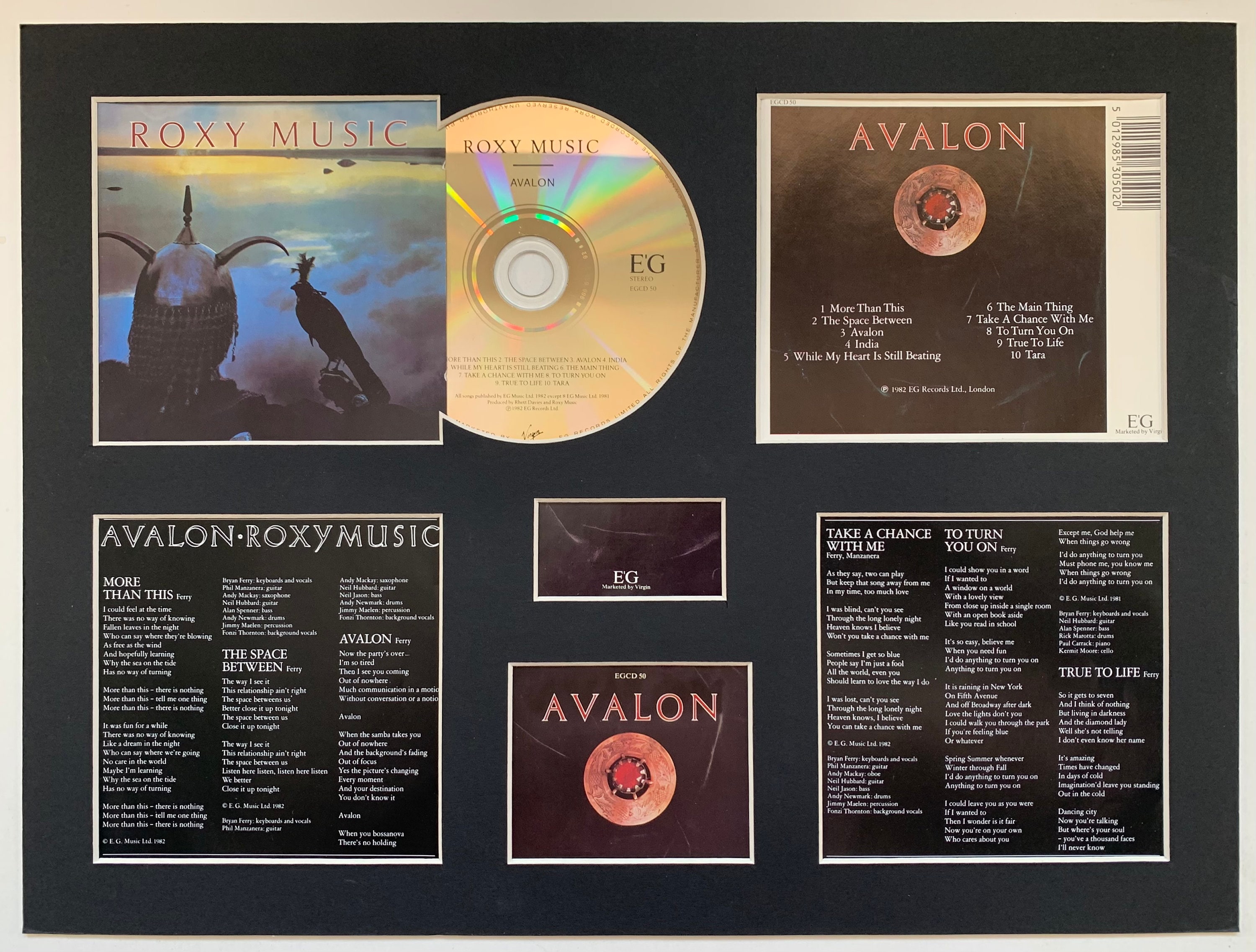 ROXY MUSIC - Avalon - Album Display Deluxe - Etsy