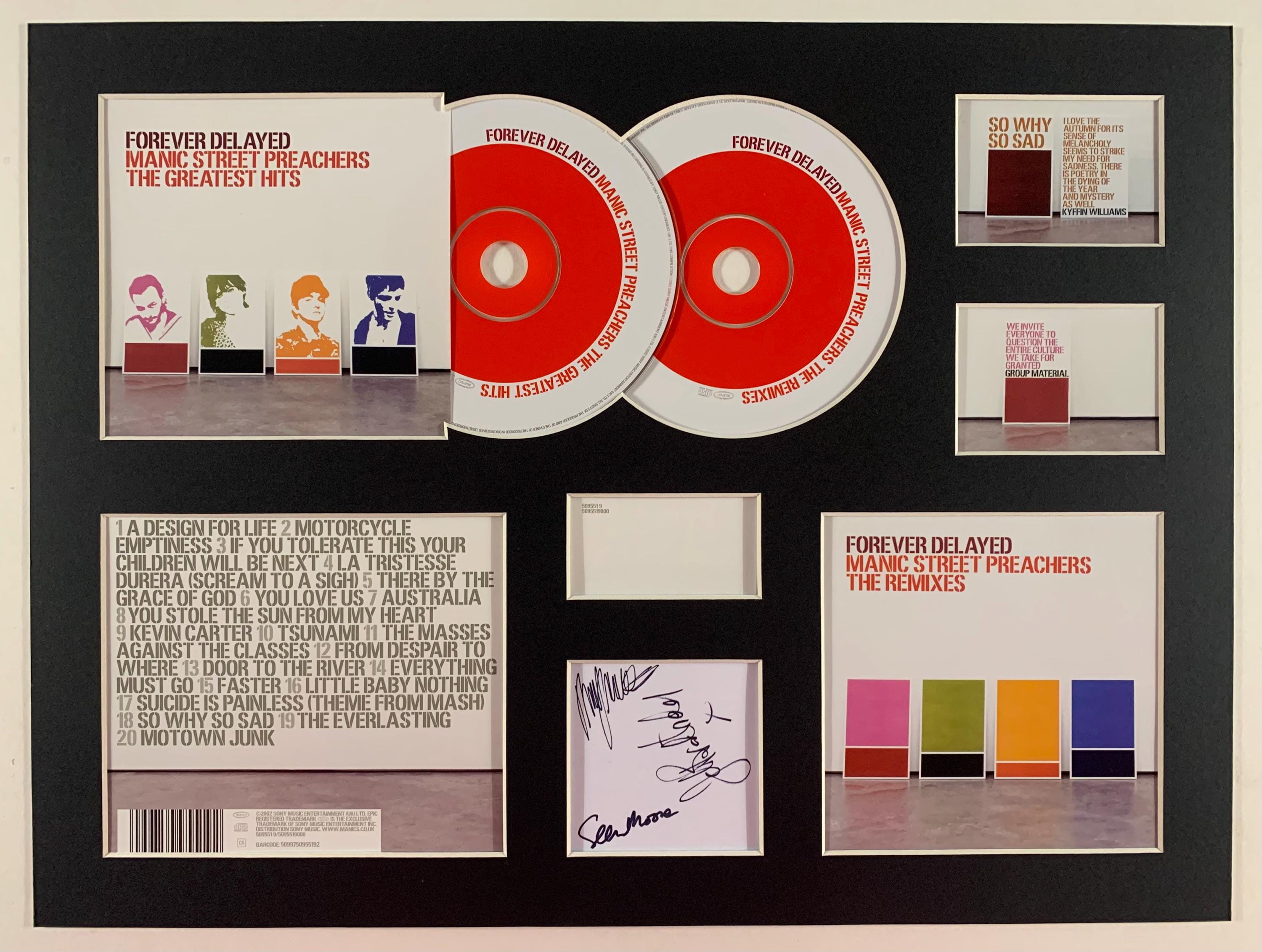 MANIC STREET PREACHERS - Forever Delayed - Album Display 2 - Etsy 