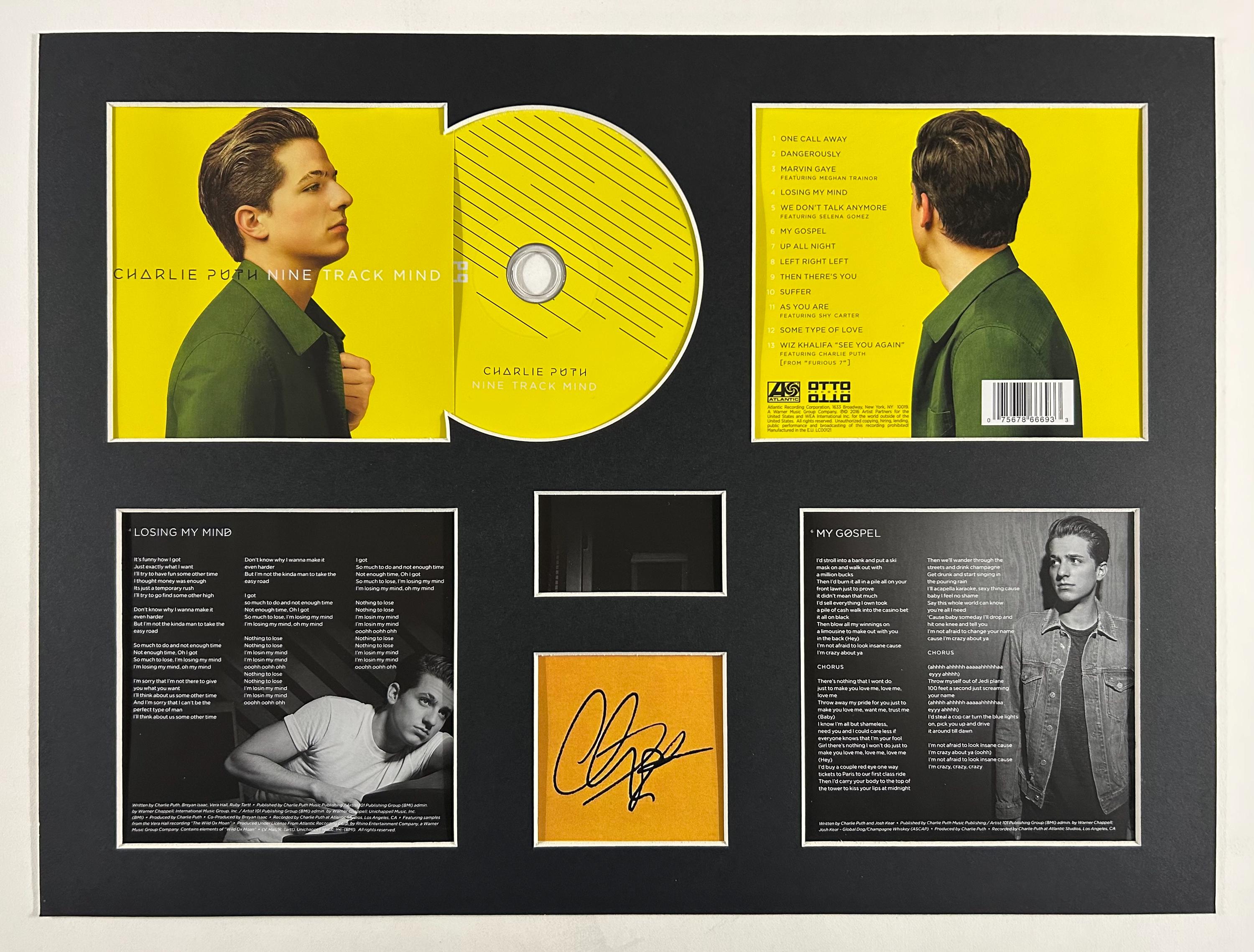 CHARLIE PUTH - Nine Track Mind - Album Display Deluxe - Etsy Canada
