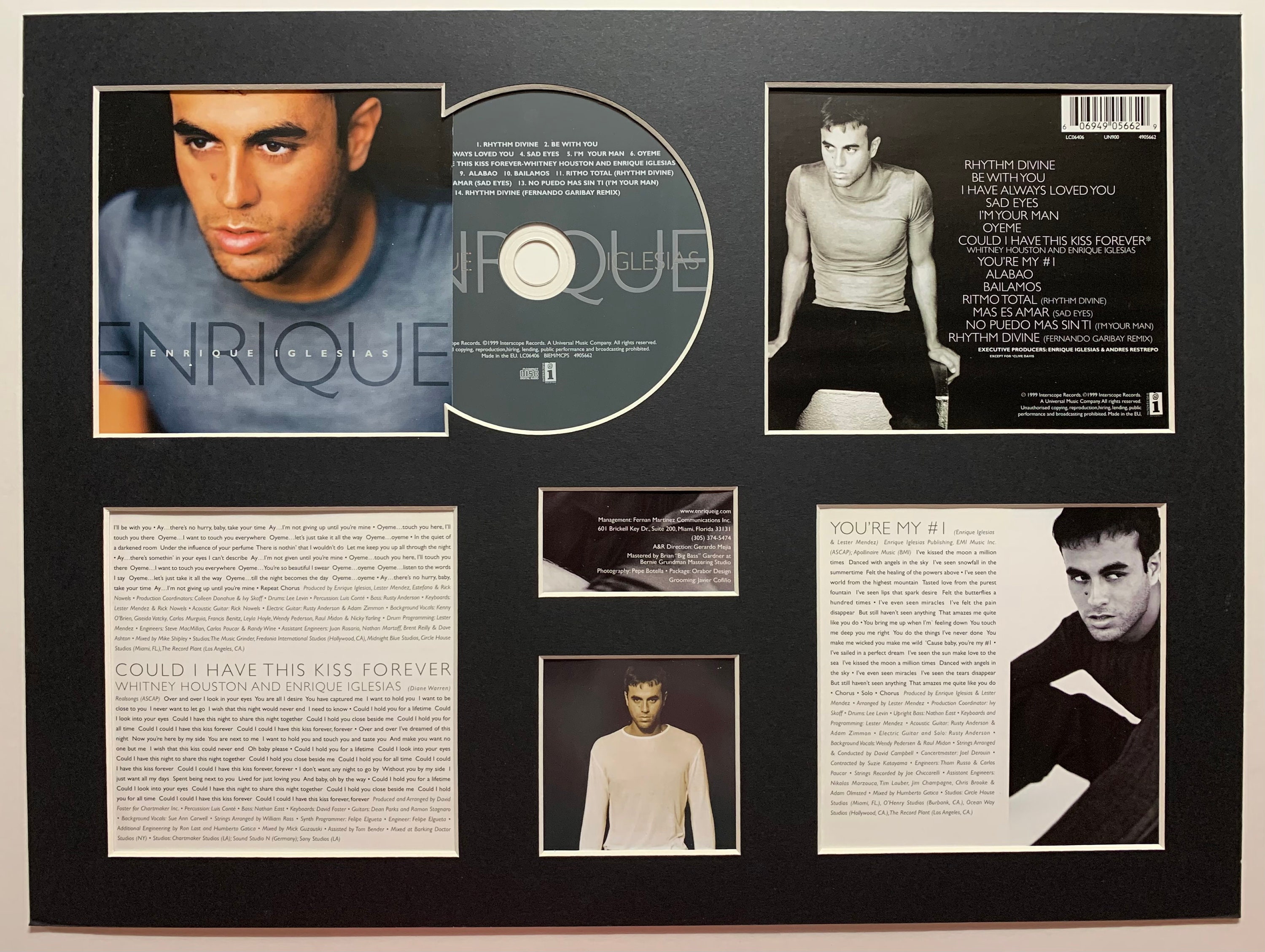ENRIQUE IGLESIAS - Enrique - Album Display Deluxe - Etsy