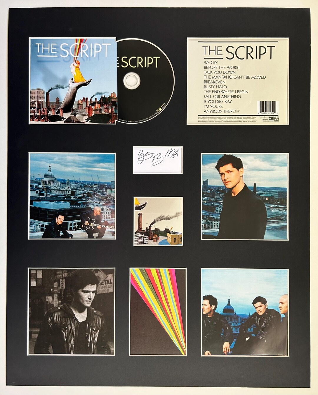 THE SCRIPT - the Script - Album Display Super Deluxe - Etsy