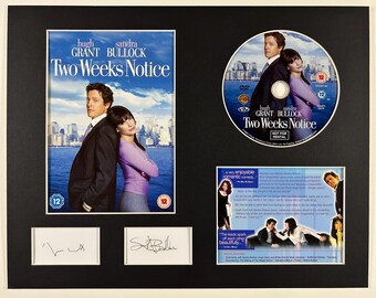 Two WEEKS NOTICE - Hugh Grant - Sandra Bullock - DVD Movie Display