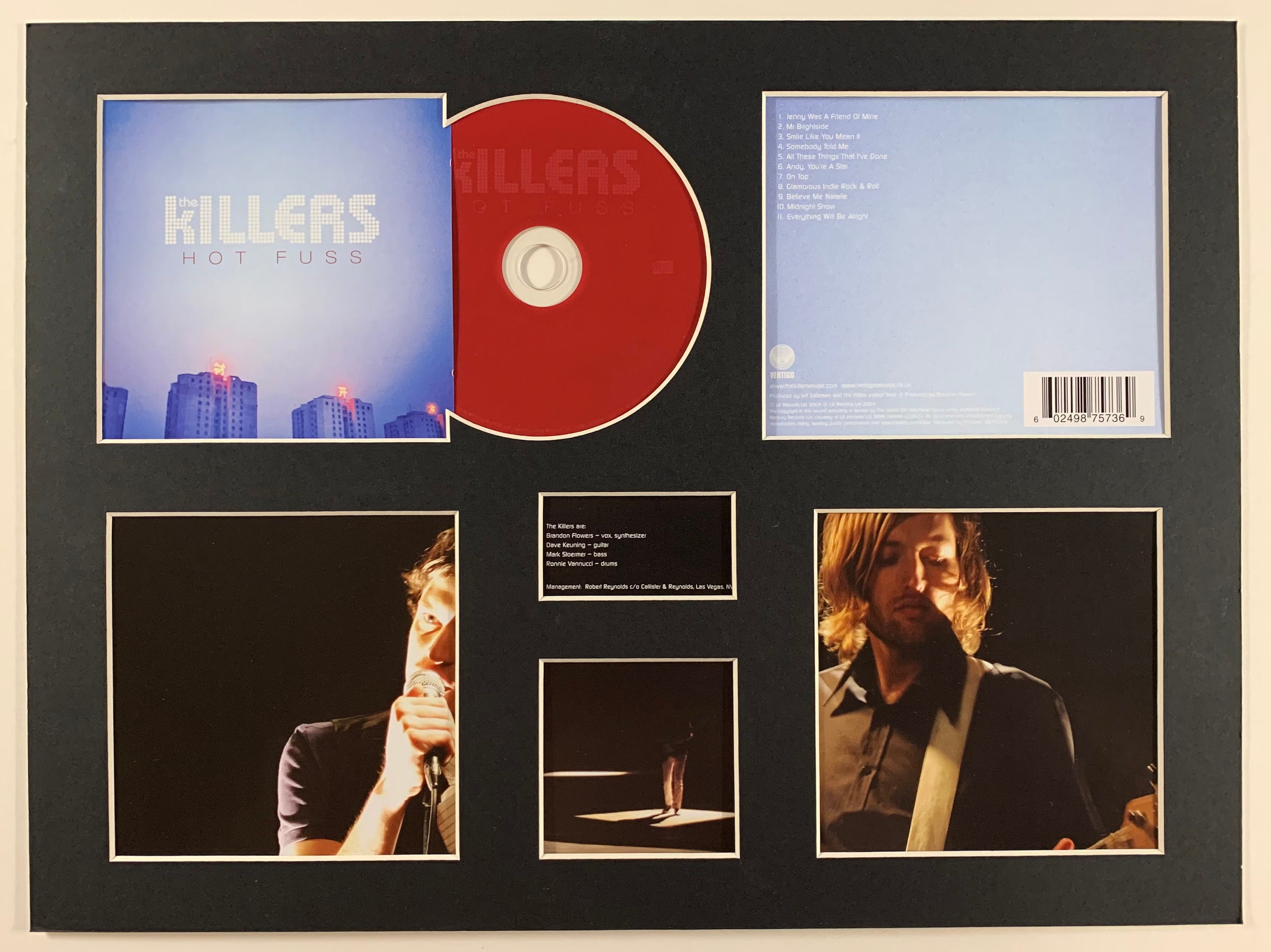 THE KILLERS - Hot Fuss - Album Display Deluxe - Etsy