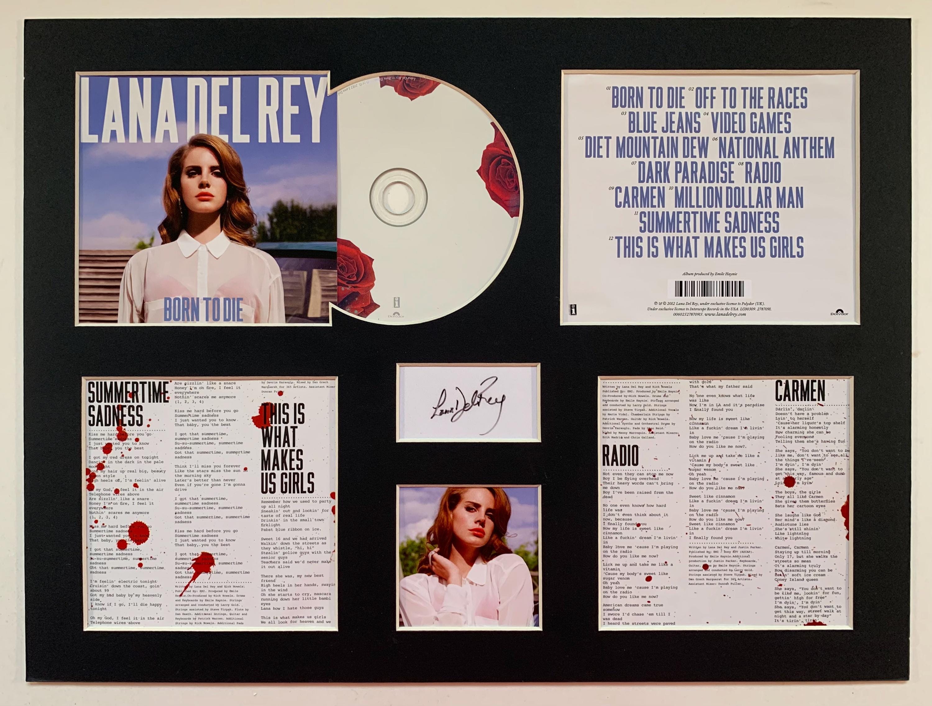 LANA DEL REY - Born to Die - Album Display Deluxe - Etsy