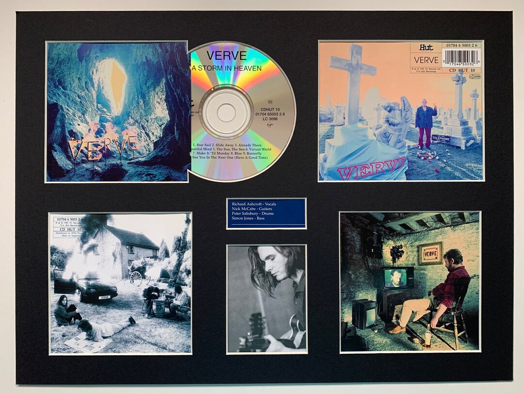 THE VERVE - A Storm in Heaven - Album Display Deluxe - Etsy