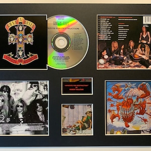 GUNS N ROSES - Appetite For Destruction - Exhibición de álbum de lujo