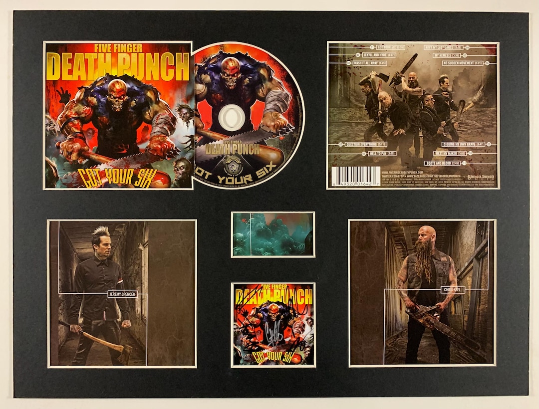 Five Finger Death Punch アルバム6枚セット FIVE FINGER Death PUNCH - Got Your Six - Album Display Deluxe - Etsy