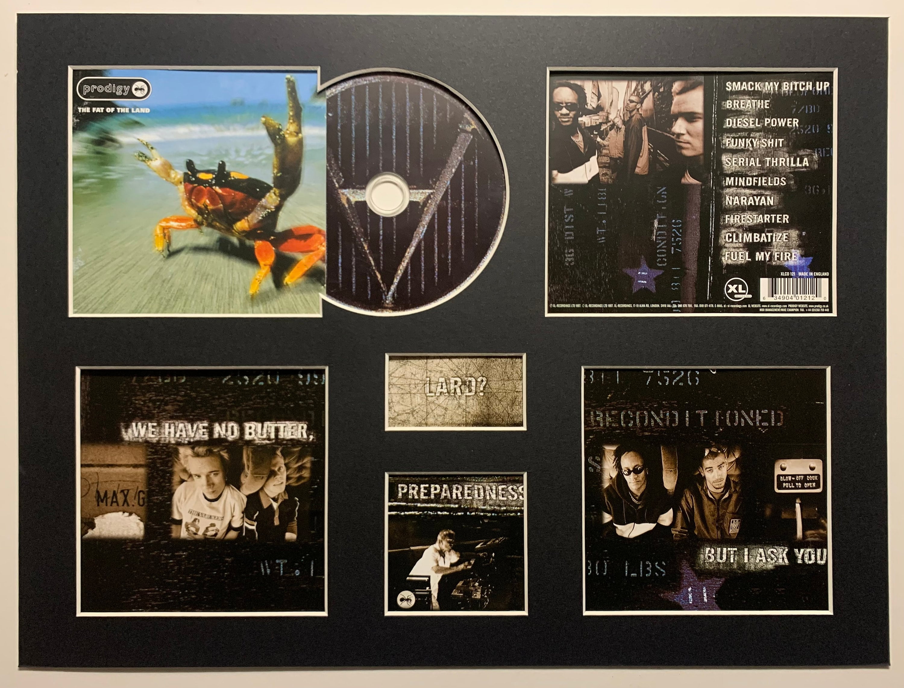 THE PRODIGY - the Fat of the Land - Album Display Deluxe - Etsy