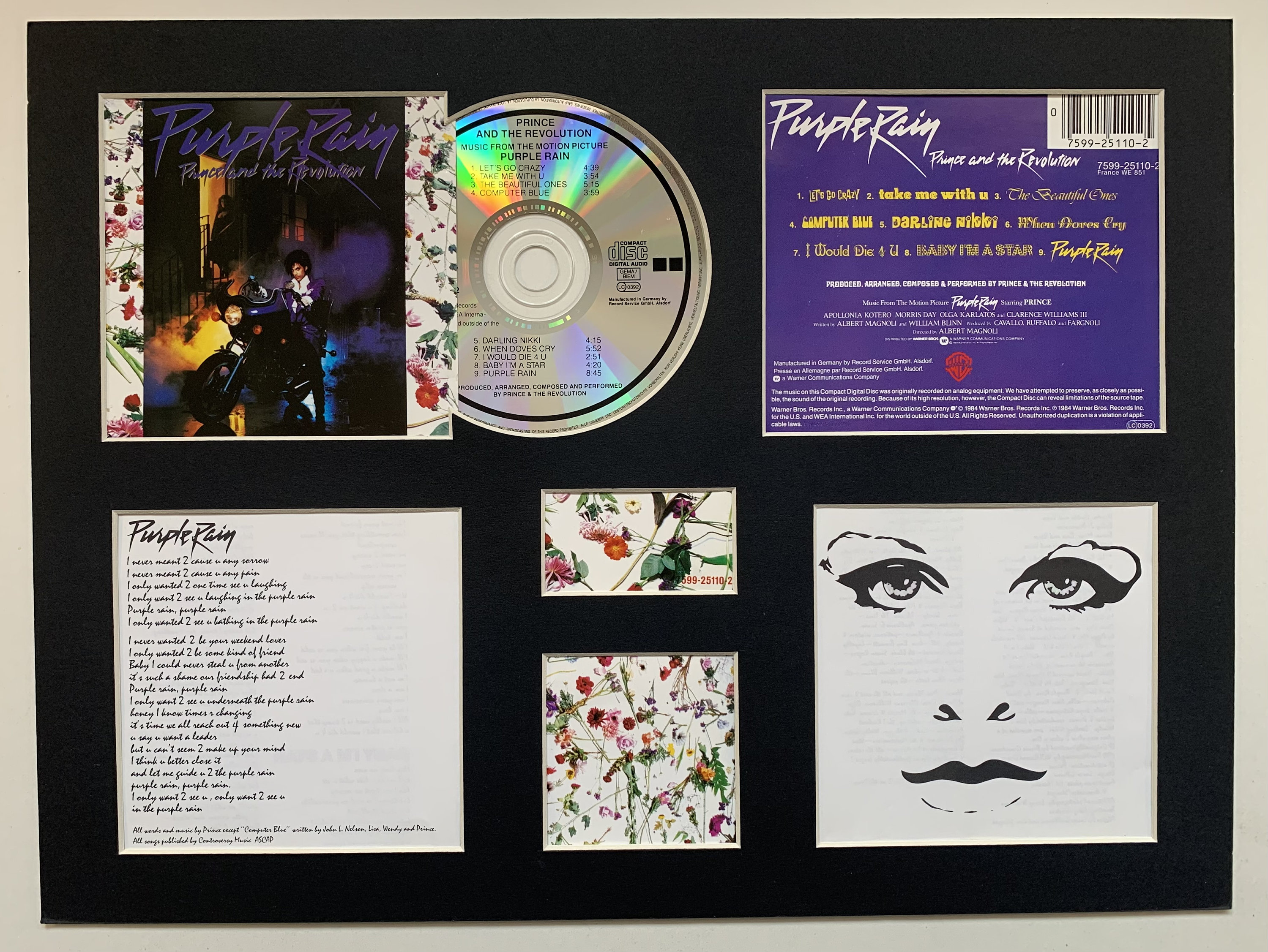 PRINCE - Purple Rain - Album Display Deluxe - Etsy