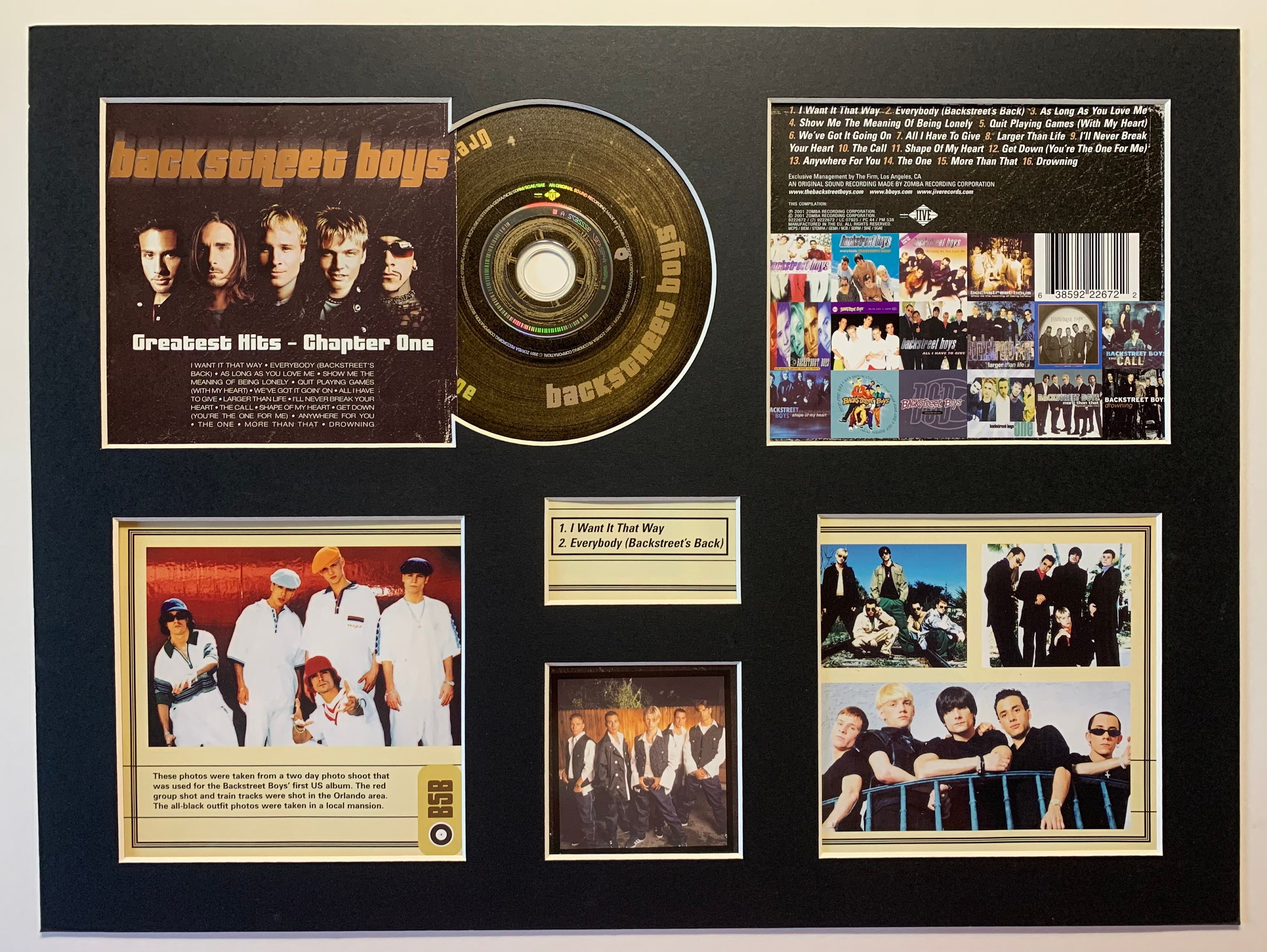 BACKSTREET BOYS - Greatest Hits Chapter One - Album Display Deluxe