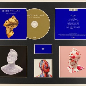 ROBBIE WILLIAMS - Take The Crown - Album Display Deluxe