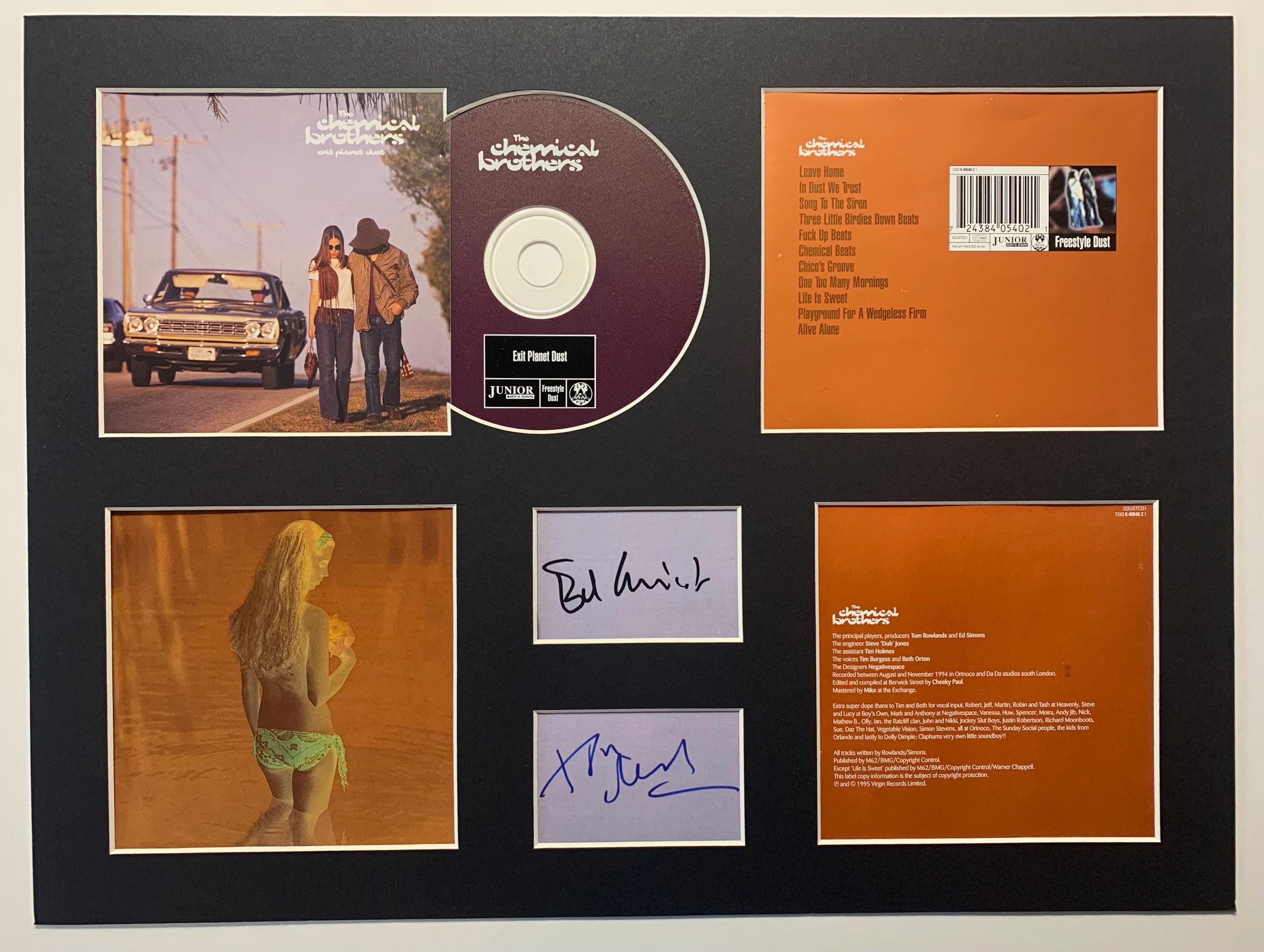 THE CHEMICAL BROTHERS - Exit Planet Dust - Album Display Deluxe - Etsy