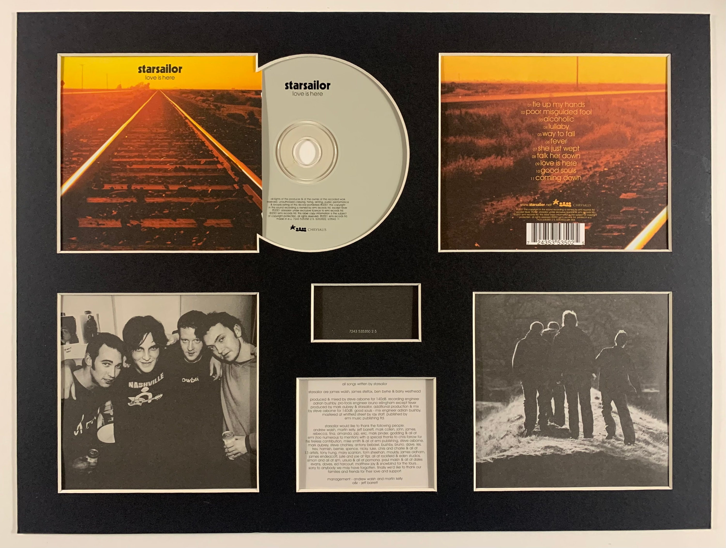STARSAILOR - Love is Here - Album Display Deluxe - Etsy Australia
