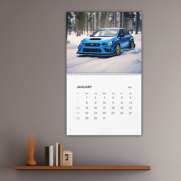 JDM Sports Cars 2024 Wall Calendar, Japanese Sports Cars Calendar, Sports Cars Calendar, JDM Cars, Sports Cars, Race Cars, Cars Calendar