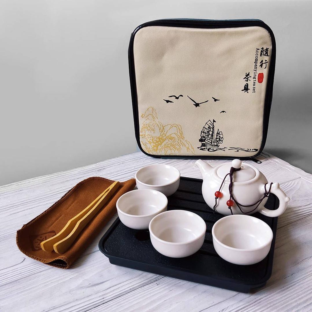 Elegant Chinese Tea Set Floral Porcelain Tea Service, Perfect Gift for ...