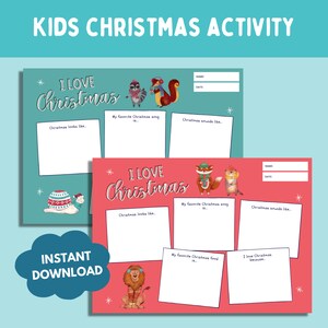 Kids Christmas Activity, Christmas Printable, Kids Christmas Fun, Christmas Favourites, I Love Christmas, Creative Christmas