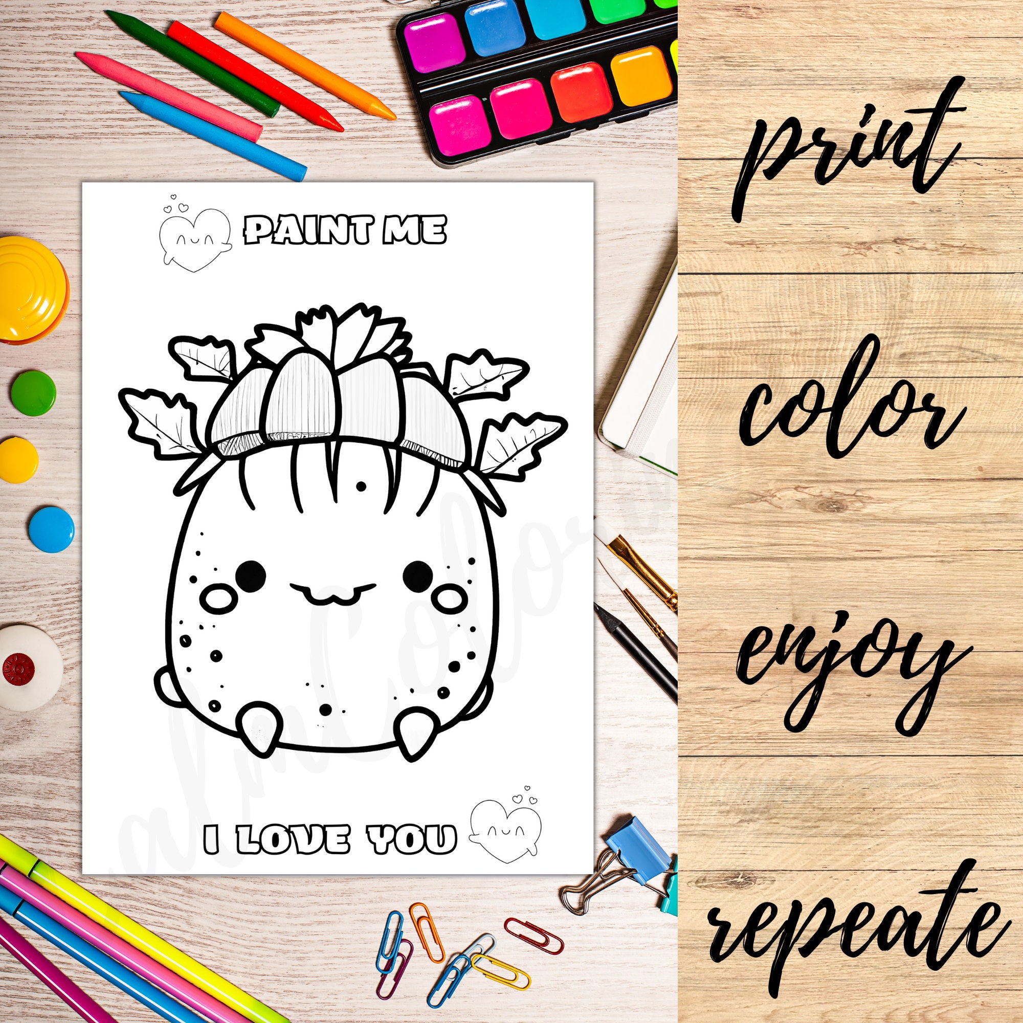 24 Squishmallow Coloring Page Kawaii - Il Fullxfull.5829894984 Af3p 