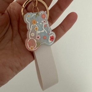 Porte-clés ours en peluche