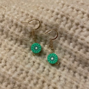 Dangly fruit earrings