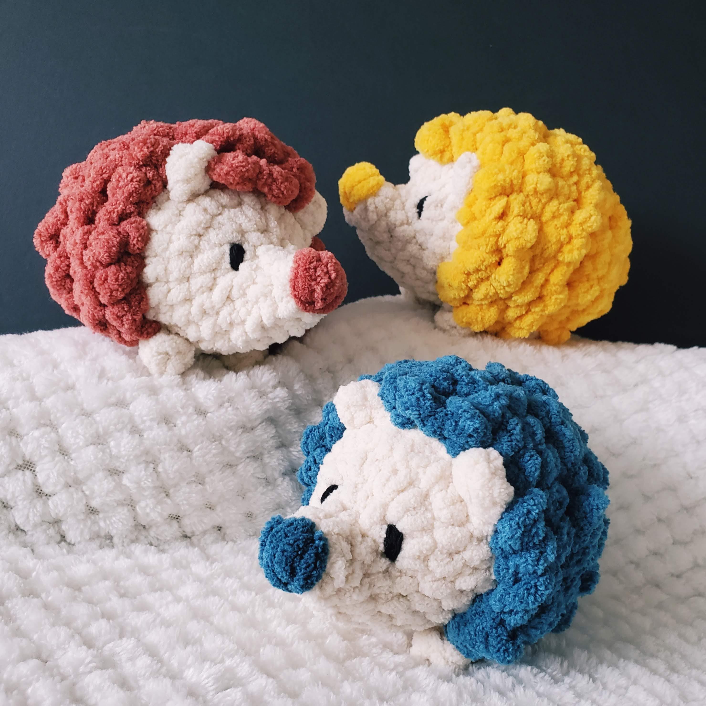 35 Hedgehog Crochet Patterns for Cute Woodland Amigurumi Gifts 13 Huckleberry the Hedgehog