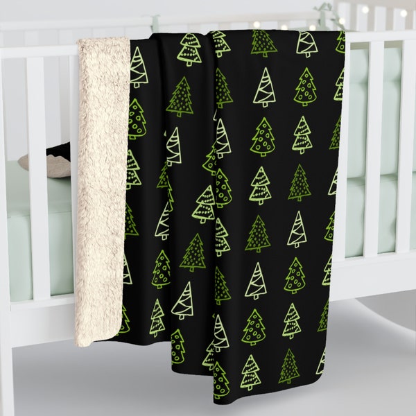 Pine Tree Blanket Etsy