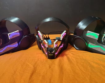 Protogen M16 mk3 || Pre-Primed & Ready to Paint, Protogen Fursuit Base|| Visor now included || Read Description ||