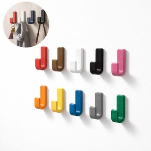 Hält bis zu 10 Pfund Schäden Kostenlose Klebeklebende Wandhaken Kein Bohren Handtuchhalter für Badezimmer Küche Eingangsbereich, Starker Minimal Organizer