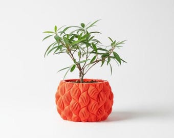 Luxe sculpturale moderne plantenbak minimalistische binnenpot eigentijds huisdecor