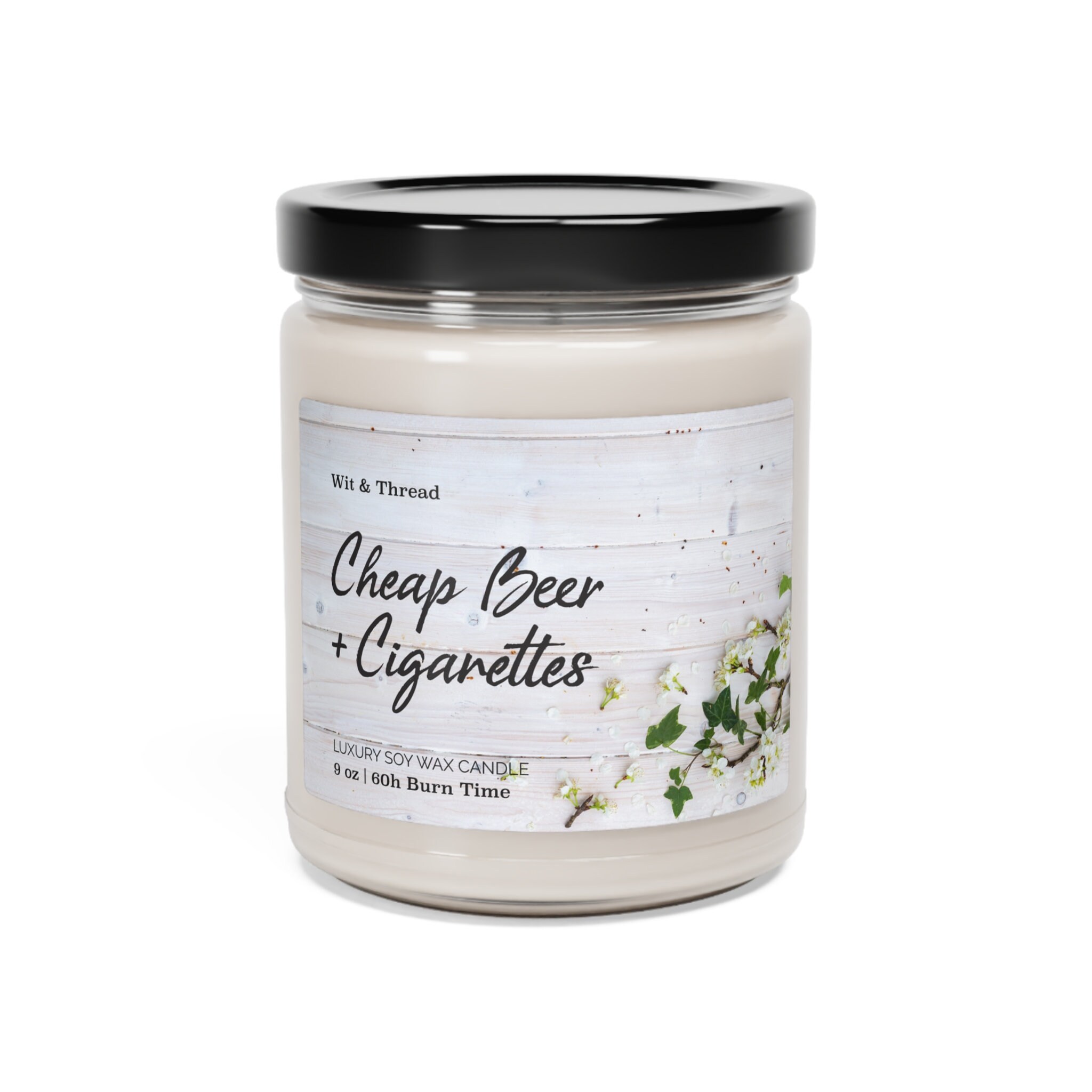 best price beer & tobacco Funny Cheap Beer & Cigarettes Scented Candle Bachelor Party Gift  Housewarming Birthday Anniversary Soy Wax Adult Humor 9 Scents Unscented