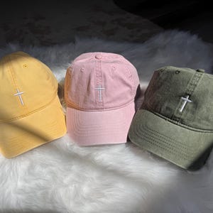 Cross Hat Christian Hat Christian Cross Dad Hat for Christian Gift for Mom Hat for Dad Jesus is King God is Good Cross Baseball Hat