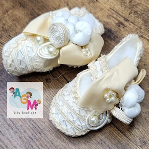 Baptism baby girl shoes, christening shoes for girl, baby shoes, baptism gift, baby girl gifts