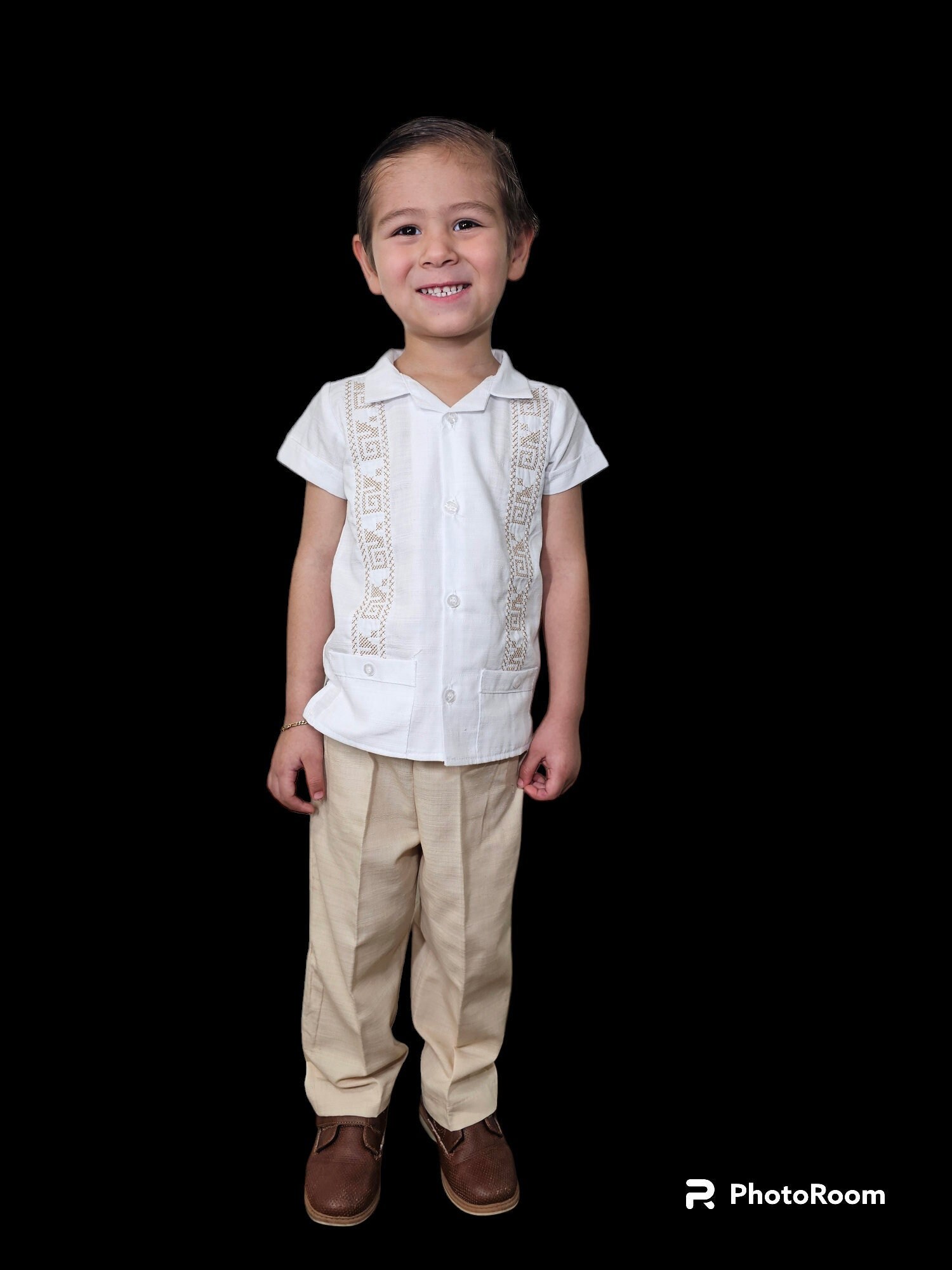 Traje de guayabera chicos. Bebe nino guayabera. traje para ocasion especial bautismo cumpleanos boda. Traje de bautismo. guayabera mexico Etsy Espana