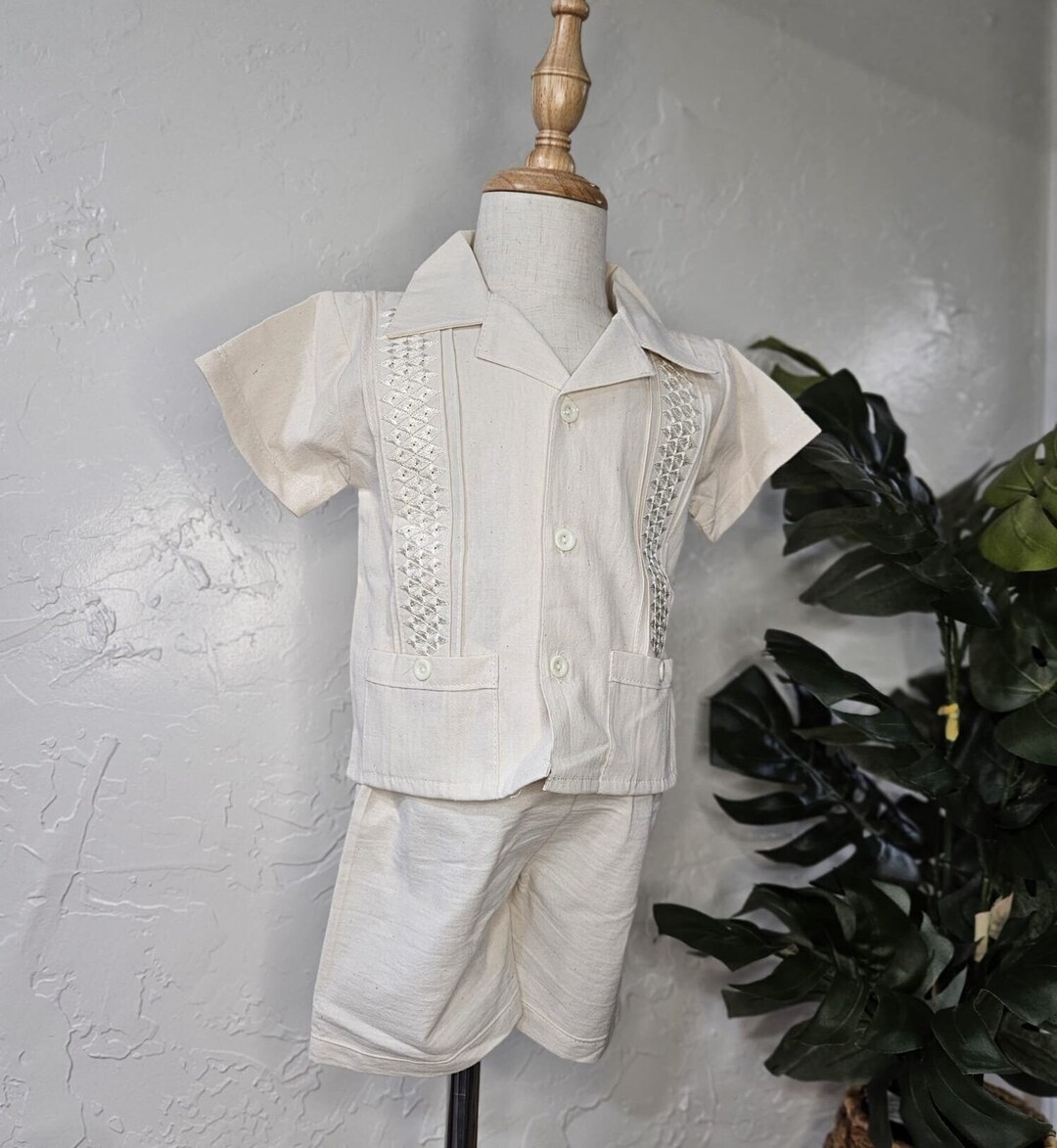 Guayabera Outfit Boys. Baby Boy Guayabera. Outfit for Special Etsy