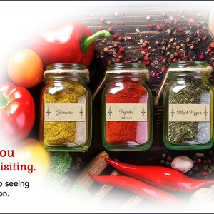 CHS-01 PRINTABLE LABELS Herbs and Spices | Printable Herbs and Spices ...