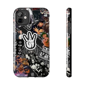 Retro Hip-Hop Tough Phone Cases - Urban Style, Music Lover Gift, Vintage Rap Art, Cool Accessories, Phone Protection