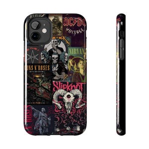 Rock Band Tough Phone Cases for Music Lovers, Durable Smartphone Covers, Festival Accessories, Gift for Teenagers, Grunge Style
