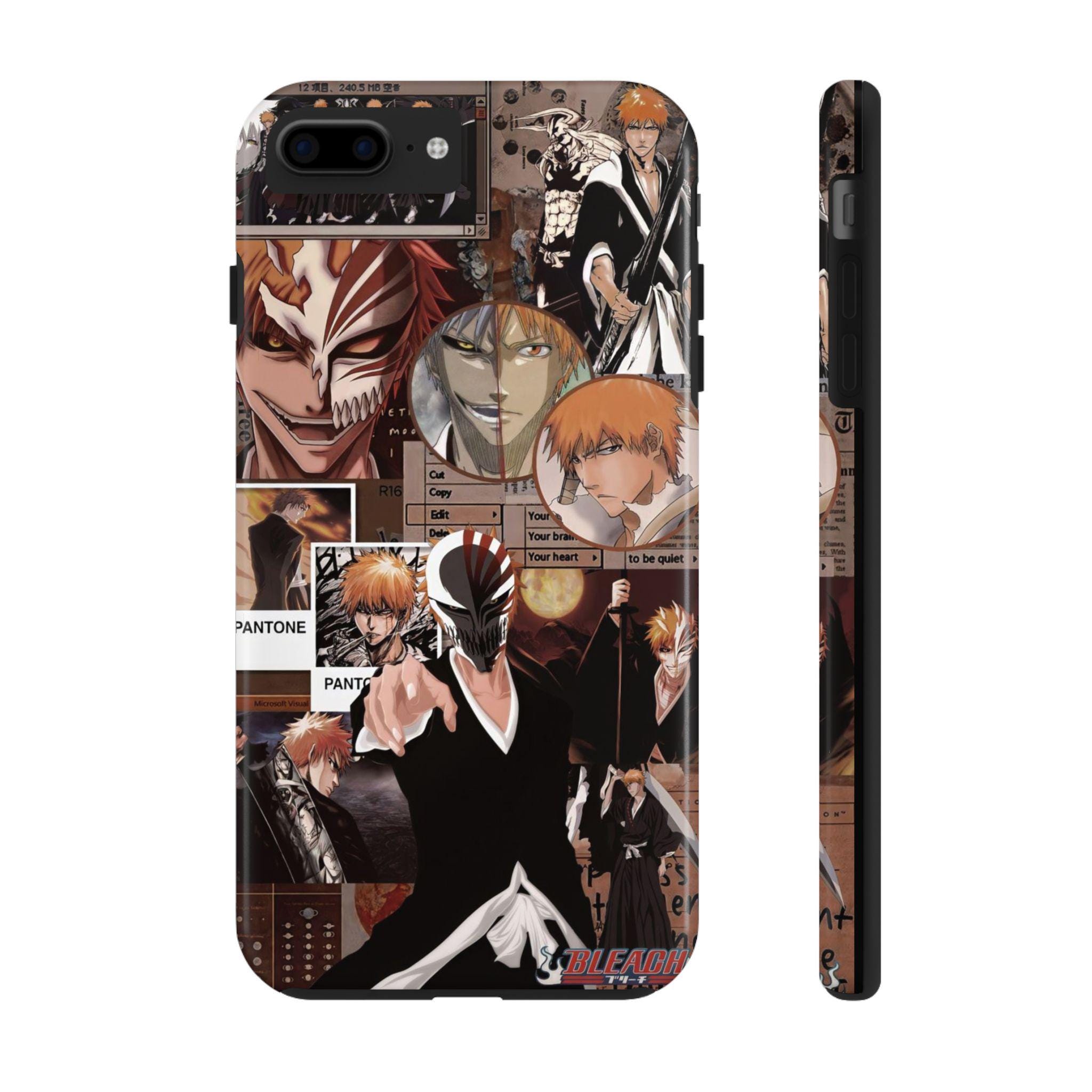 leather phone case with card holder Leather Double iPhone Wallet / Case | Wood Brown